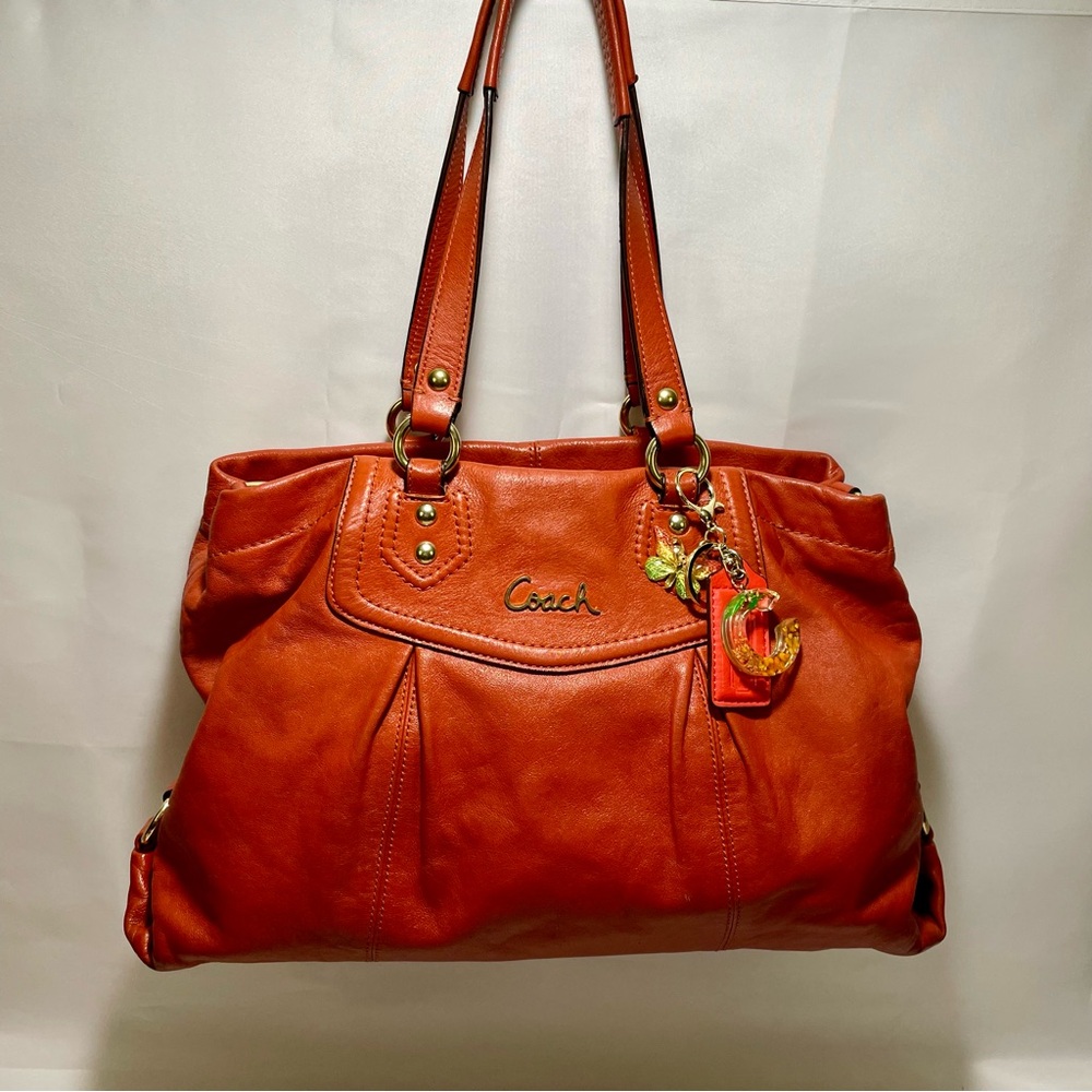 Coach Ashley Leather Carryall Satchel
